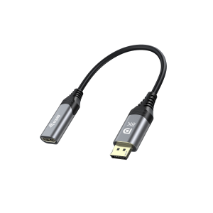 ADATTATORE DA DISPLAYPORT 1.4 A HDMI EQUIP 133446  8K/60HZ CUSTODIA IN ALLUMINIO - EAN: 4015867230039