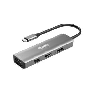 ADATTATORE EQUIP 133485 DA USB-C A HDMI/DISPLAYPORT/VGA/USB - EAN: 4015867227640