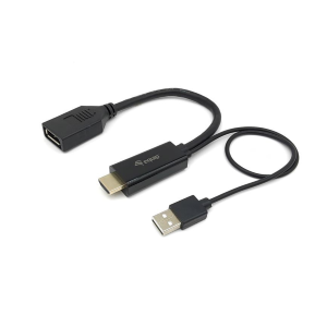 ADATTATORE HDMI A DISPLAYPORT EQUIP 119039 M/F USB TYPE A M RISOL.MAX 3840X2160 PIXEL  - EAN:4015867226742