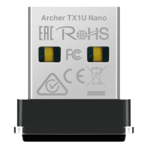 ADATTATORE USB WI-FI DA 300MBPS ARCHER TX1U NANO  2T2R 2.4GHZ 802.11B/G/N CAVO USB  2 ANT.FISSE