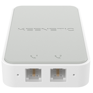 ADATTATORE VOIP KEENETIC KN-3110 LINEAR 2P FXS RJ11, COMPATIBILE CON TUTTI GLI OPERATORI-GAR.3Y