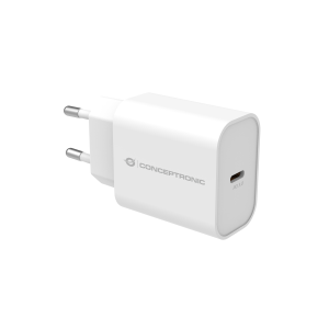 CARICATORE PPS USB-C PD CONCEPTRONIC ALTHEA10W A 1 PORTA DA 25W - BIANCO