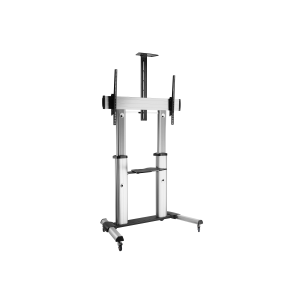 CARRELLO X LCD/TV EQUIP 650605 CON DISPLAY TELESCOPICO ULTRA-LARGE DA 60"-100"-SUPP.FINO 100KG- VESA1000X6000-EAN: 4015867206409