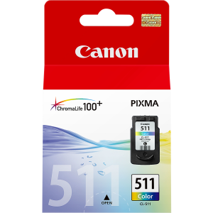 CARTUCCIA CANON CL-511 COLORE 9ML 2972B001/2972B010 X MP240/MP250/MP260/MP270/MP280/MP490/ MP495/MX320/MX330/MX340/MX350/IP2700