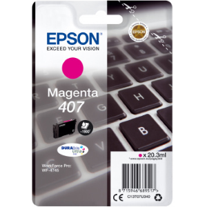 CARTUCCIA EPSON 407 "TASTIERA" C13T07U340 MAGENTA X WF-4745DTWF 1.900PAG.