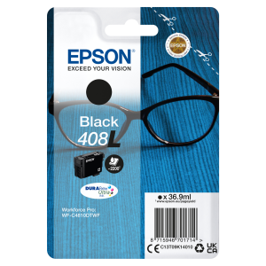 CARTUCCIA EPSON 408L "OCCHIALI" C13T09K14010 NERO X WF-4810DTWF 2.200PAG.