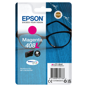 CARTUCCIA EPSON 408L "OCCHIALI" C13T09K34010 MAGENTA X WF-4810DTWF 1.700PAG.