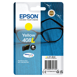 CARTUCCIA EPSON 408L "OCCHIALI" C13T09K44010 GIALLO X WF-4810DTWF 1.700PAG.