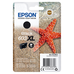 CARTUCCIA EPSON 603XL "STELLA MARINA" C13T03A14010 NERO X XP-2100/XP-3100/XP-4100 - WF-2810DWF/WF-2830DWF/WF-2850DWF