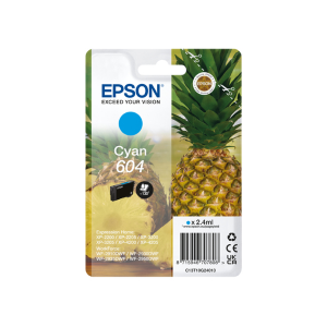 CARTUCCIA EPSON 604 "ANANAS" C13T10G24010 CIANO  2,4ML X XP-2200/XP-3200/XP-4200 - WF-2910DWF/WF-2930DWF/WF-2950DWF