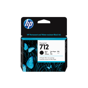 CARTUCCIA HP 712 3ED71A NERO DESIGNJET 80ML ADATTA A DESIGNJET STUDIO, T210, T230, T250, T630, T650