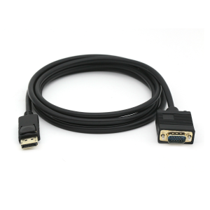 CAVO DISPLAYPORT MASCHIO A VGA (HD15) MASCHIO EQUIP 119338 SUPP. RISOL.VIDEO FINO A 1920X1200 -2.0MT EAN: 4015867225721