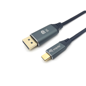 CAVO USB-C A DISPLAYPORT  EQUIP 133421 MM 8K/60HZ - 1,0MT - EAN:4015867228739 FINO:31/03