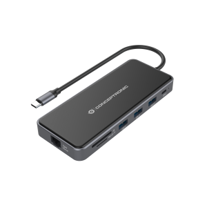 DOCKING STATION 12IN1 CONCEPTRONIC DONN15G USB 3.2 GEN 1 - 2X HDMI, VGA, USB-C DATA, 2X USB 3.0, USB 2.0, 100W USB PD
