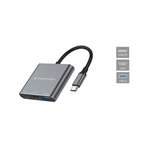 DOCKING STATION USB3.2 GEN.1 3IN1 CONCEPTRONIC DONN18G -HDMI, USB 3.0, USB-C PD DA 100 W