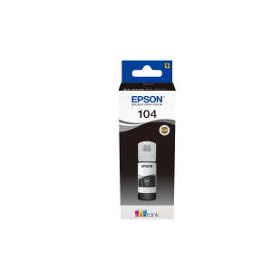 FLACONE EPSON 104 C13T00P140 NERO 65ML 4.500PG PER ECOTANK ET-2710 ET-2714 ET-2720 ET-2721 ET-4700