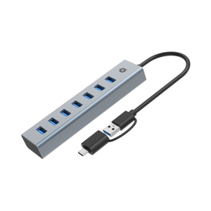 HUB USB3.0 A 7P CONCEPTRONIC HUBBIES21G 5 GBPS 7P USB-A