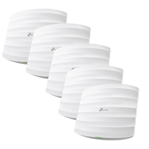 KIT WIRELESS N ACCESS POINT 1750M DUALBAND TP-LINK EAP245(5 PACK) 1P GIGA LAN,802.3AF POE, MULTI-SSID, 6 ANTENNE  INT.