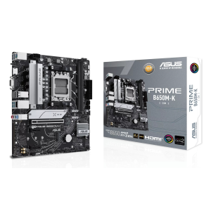 MB ASUS PRIME B650M-K B650 AM5 2XDDR5DC-8000(OC) HDMI VGA 1XPCIE4.0X16 4XSATA3 M.2 USB3.2 MATX 90MB1F60-M0EAY0