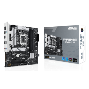 MB ASUS PRIME B760M-PLUS B760 LGA1700 4XDDR5DC-7200O.C. 1XPCIE4.0X16 DP HDMI 4XSATA3R 2XM.2 GBLAN MATX 90MB1GY0-M0EAY0