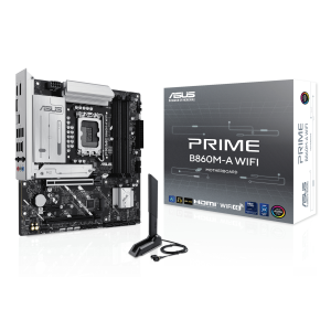 MB ASUS PRIME B860M-A WIFI B860 LGA1851 4XDDR5DC-8400(OC) HDMI DP 1XPCIE5.0X16 4XSATA3 2XM.2 WIFI BT USB ATX 90MB1JY0-M0EAY0