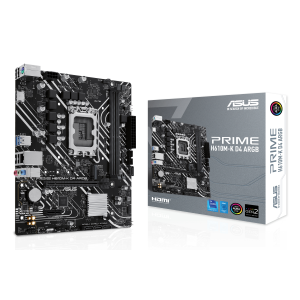 MB ASUS PRIME H610M-K D4 ARGB H610 LGA1700 2XDDR4DC-3200  HDMI 1XPCIE4.0X16 4XSATA3 M2 GBLAN USB3.2 AURA MATX 90MB1HN0-M0EAY0