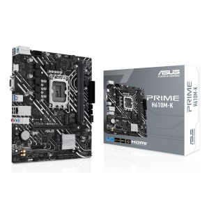 MB ASUS PRIME H610M-K H610 LGA1700 2XDDR5DC-5600  HDMI VGA 1XPCIE4.0X16 4XSATA3 M2 GBLAN USB3.2 MATX 90MB1GA0-M0EAY0