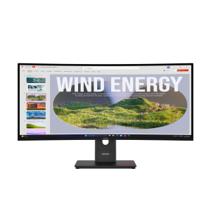 MONITOR LENOVO CURVED T34WD-40 64AEGAT1EU 34"WQHD VA AG 21:09 4MS 300CD/M2 3Y CAM MM 5USB TILT SWIVEL PIVOT LIFT