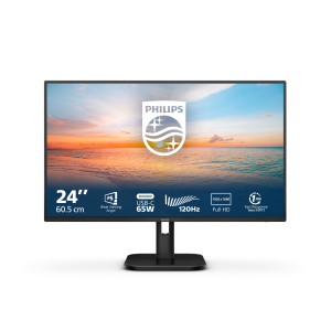 MONITOR PHILIPS LCD IPS LED 100HZ 23.8" WIDE 24E1N1300A/00 4MS MM FHD 1300:1 BLACK HDMI USB-C HUB USB VESA FINO:09/01