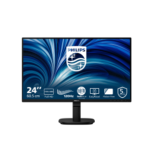 MONITOR PHILIPS LCD IPS LED 120HZ 23.8" WIDE 24B2N2200/00 4MS MM FHD 1500:1 BLACK VGA HDMI DP VESA FINO:09/01