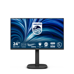 MONITOR PHILIPS LCD IPS LED 120HZ 23.8" WIDE 24B2U3301/00 4MS SOFTBLUE MM FHD 1500:1 BLACK HDMI DP HUB USB LAN VESA FINO:09/01