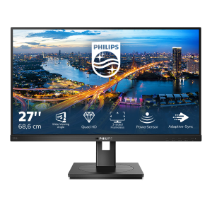 MONITOR PHILIPS LCD IPS LED 27" WIDE 275B1/00 4MS SOFTBLUE MM QHD 1000:1 BLACK PIVOT DVI HDMI DP 4XUSB3.2 VESA  FINO:09/01