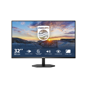 MONITOR PHILIPS LCD VA LED 31.5" WIDE 32E1N3100LA/00 4MS MM 5WATT FHD 3000:1 BLACK VGA 2XHDMI VESA FINO:09/01