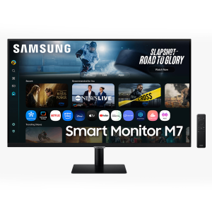 MONITOR SMART SAMSUNG LCD VA 32" WIDE S32FM700 4MS MM UHD BLACK 2XHDMI 3XUSB USB-C VESA