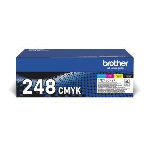 MULTIPACK BROTHER TONER TN248VAL CMYK HL-L3220CW/L3240CDW DCP-L3560CDW MFC-L3740CDWE/L3760CDW HL-L8230/8240CDW MFC-L8340/L8390