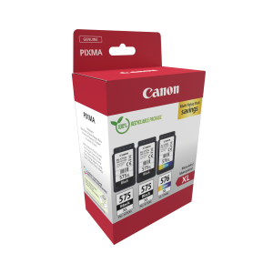MULTIPACK CANON 2PZ PG-575XL NERO + 1PZ CL-576XL 5437C004 X TR4750I, TR4751I, TS3550I, TS3551I