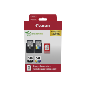 MULTIPACK CANON PG-540 + CL-541 + 50FG CARTA 10X15 5225B013 X MG2150/MG2250/MG3150/MG3650/MG3650S TS5150 TS5151