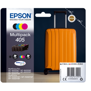 MULTIPACK EPSON 405 "TROLLEY" C13T05G64010 4 COLORI X WF-3820DWF WF-4820DWF/WF-4830DWF WF-7830DTWF/WF-7840DTWF