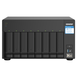 NAS QNAP TS-832PX-4G 8HD 3,5"/2,5"SATA6-NO HD-2P GIGA+2X 10GBE SFP+2PX 2.5GBE 3P USB3.0-4GB DDR4 SODIMM-CPU AL324 1.7GHZ QCORE