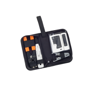 NETWORK TOOL CASE EQUIP 129503COMP.DA 1X PUNCH DOWN TOOL-1X LAN TESTER-1X CABLE STRIPPER-1X RJ45 CRIMPING TOOL EAN:4015867157473