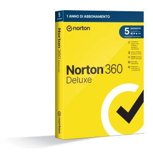 NORTON BOX 360 DELUXE -- 5 DISPOSITIVI (21429133) - 50GB BACKUP