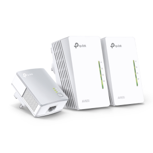 POWERLINE 500M WIRELESS EXTENDER TP-LINK TL-WPA4220T-KIT  (KIT 3PCS)  INCL. 2PCS TL-WPA4220 + 1 TL-PA4010 - GARANZIA 3 ANNI-
