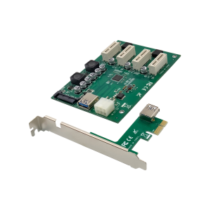 SCHEDA PCIE X1 A 4 SLOT PCIE X1 RISER CARD  CONCEPTRONIC EMRICK10G