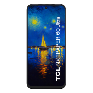 SMARTPHONE TCL 5G 60 ULTRA T951K-2ALCA112 7.2/NXTPAPER 12GB/256GB DARK D.SIM AND.15 5200MAH FACE ID/FINGER PRINT COVER