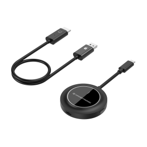 STAZIONE DI RICARICA WIRELESS USB-C A HDMI  CONCEPTRONIC ATHERIC01B (DISPLAY KIT) SUPP. USB PD FINO 100W - FINO 30MT