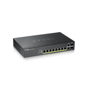 SWITCH 10 LAN GIGABIT ZYXEL GS2220-10HP-EU0101F 8P GIGABIT POE+2P DUAL PERSONALITY GIGA - SUPP. IPV6 RACK -