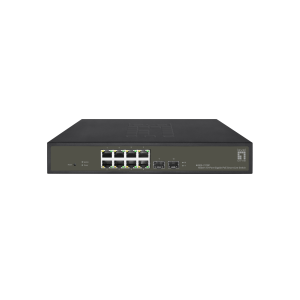 SWITCH 10P GIGABIT POE LEVELONE GES-2110P HILBERT SMART LITE- 8P POE + 2P GIGABIT SFP - 802.3AT/AF 130W