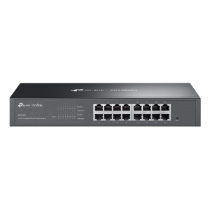 SWITCH 16P LAN GIGABIT TP-LINK ES216G EASY MANAGED  - CUST.IN ACCIAIO - MONTABILE SU RACK 1U 13" (INTEG,CONTR.OMADA SDN)