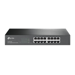 SWITCH 16P LAN GIGABIT TP-LINK TL-SG1016DE EASY SMART-MTU/PORT/TAG-BASED VLAN QOS IGMP SNOOPING-GARANZIA A VITA