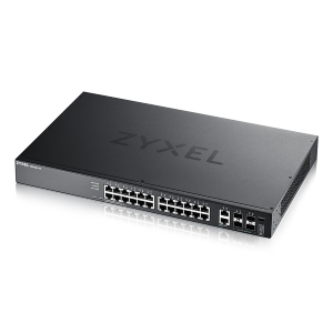 SWITCH 24P GIGABIT + 2P 10GBE MG +4P 10 GIGABIT SFP+ ZYXEL XGS2220-30-EU0101F LAYER 3 STACKABLE - RACK